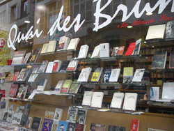 La vitrine de la librairie Quai des Brumes à Strasbourg (1)